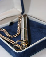 Silver Plated Silent Dog Whistle